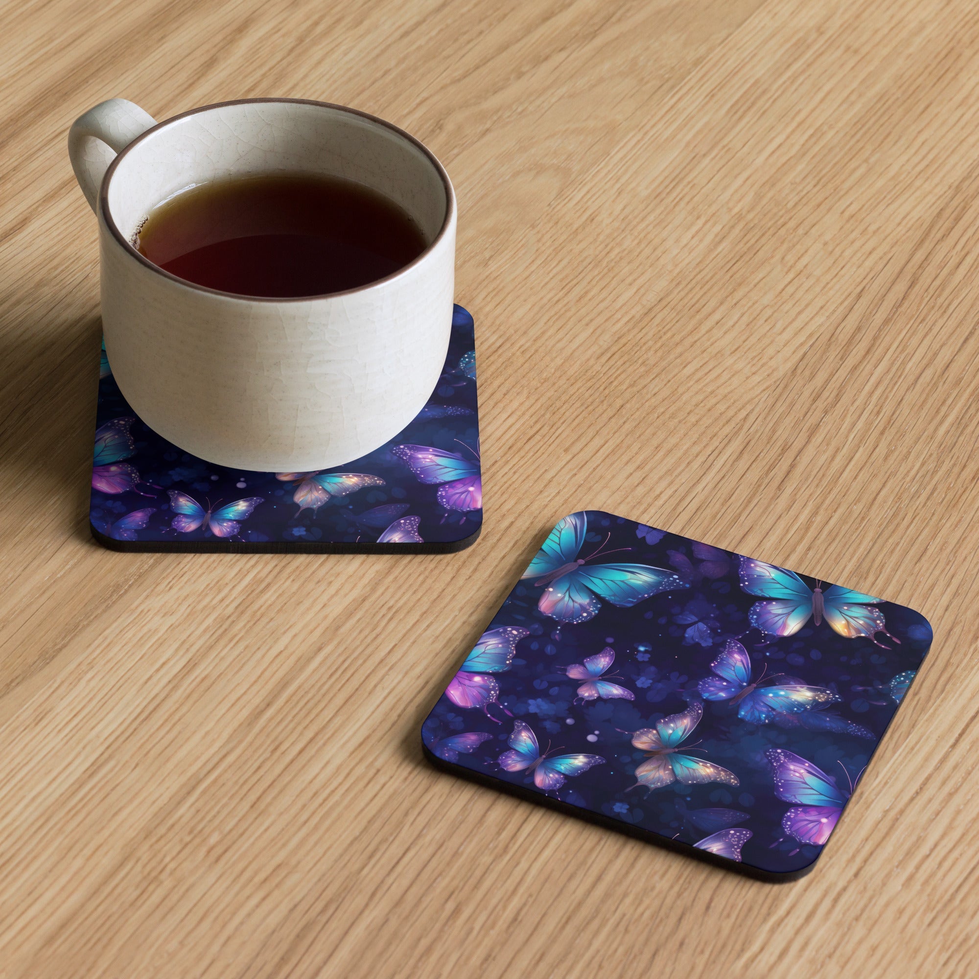 Butterfly Lover's Nature-Inspired Decor Coasters