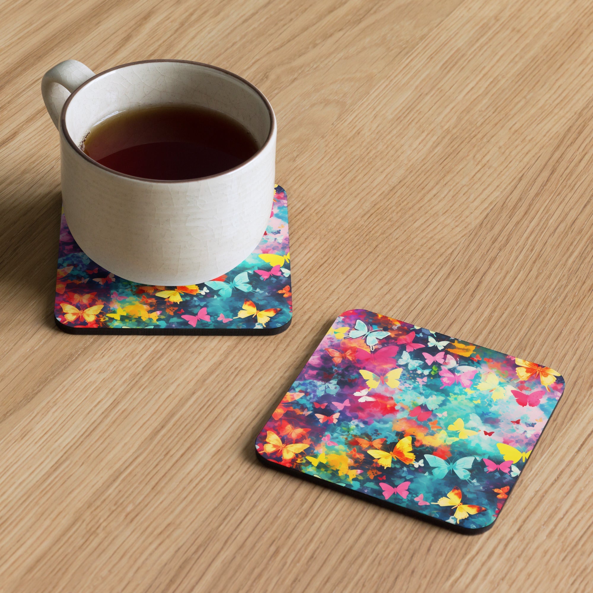 Butterfly Lover's Nature-Inspired Decor Coasters