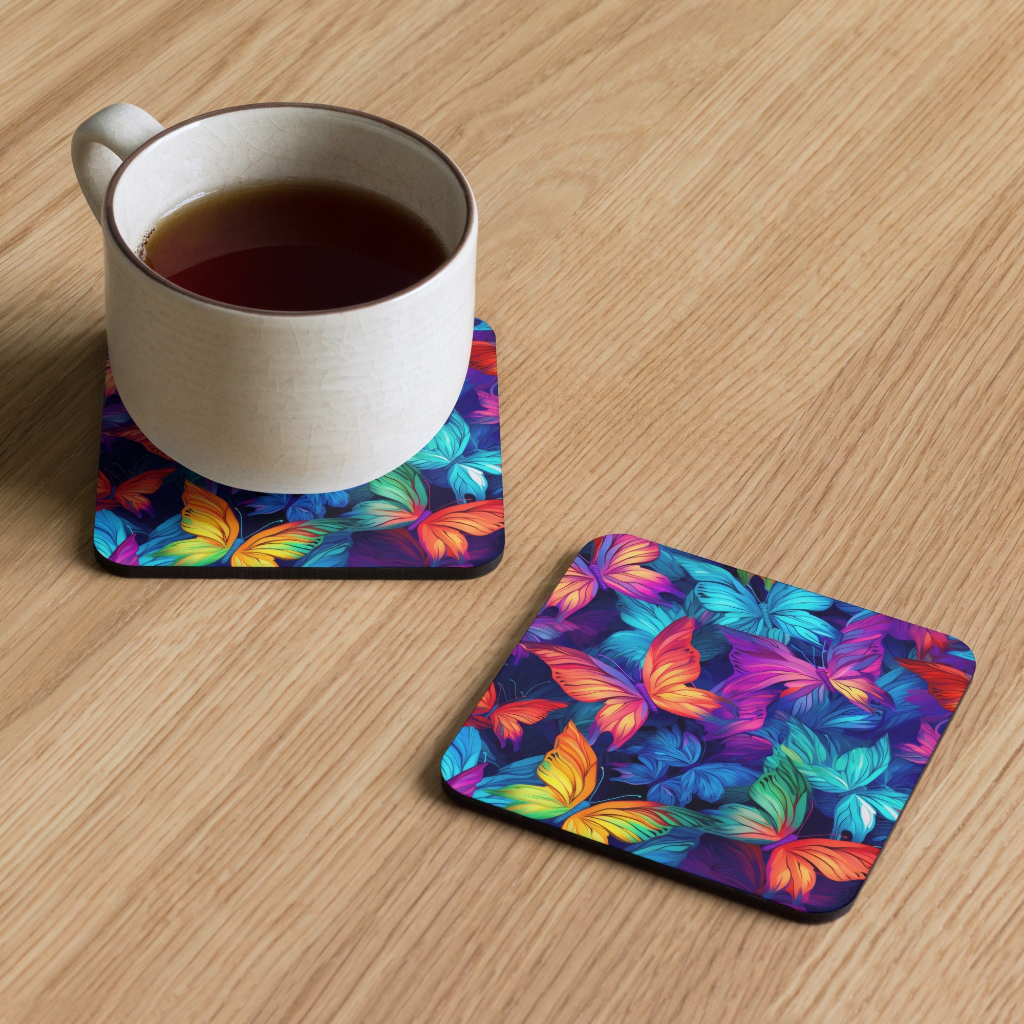 Butterfly Lover's Nature-Inspired Decor Coasters