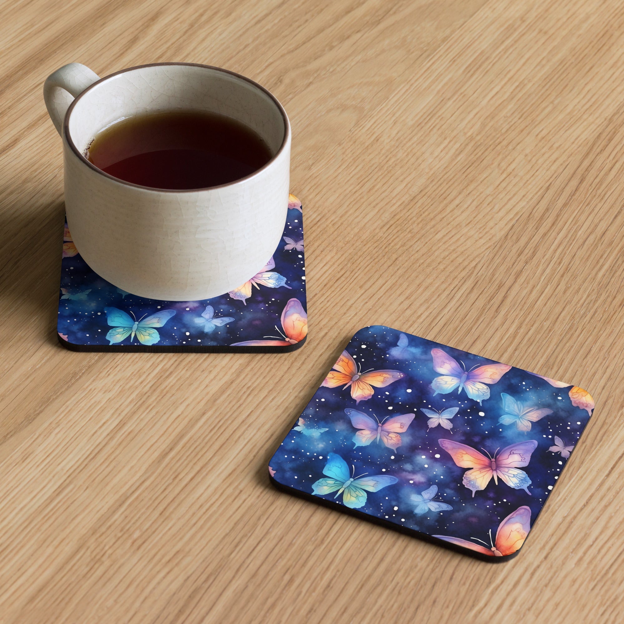 Butterfly Lover's Nature-Inspired Decor Coasters