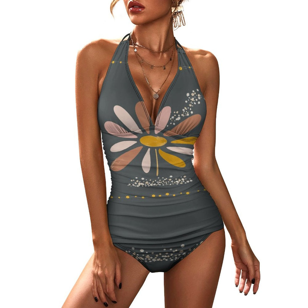 Featuring Katie Mac's 2-Piece Women's Halter Tankini