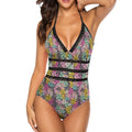 Summer Vibes Women's Halter One-Piece Swimsuits