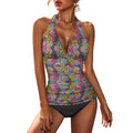 Summer Vibes 2-Piece Women's Halter Tankini