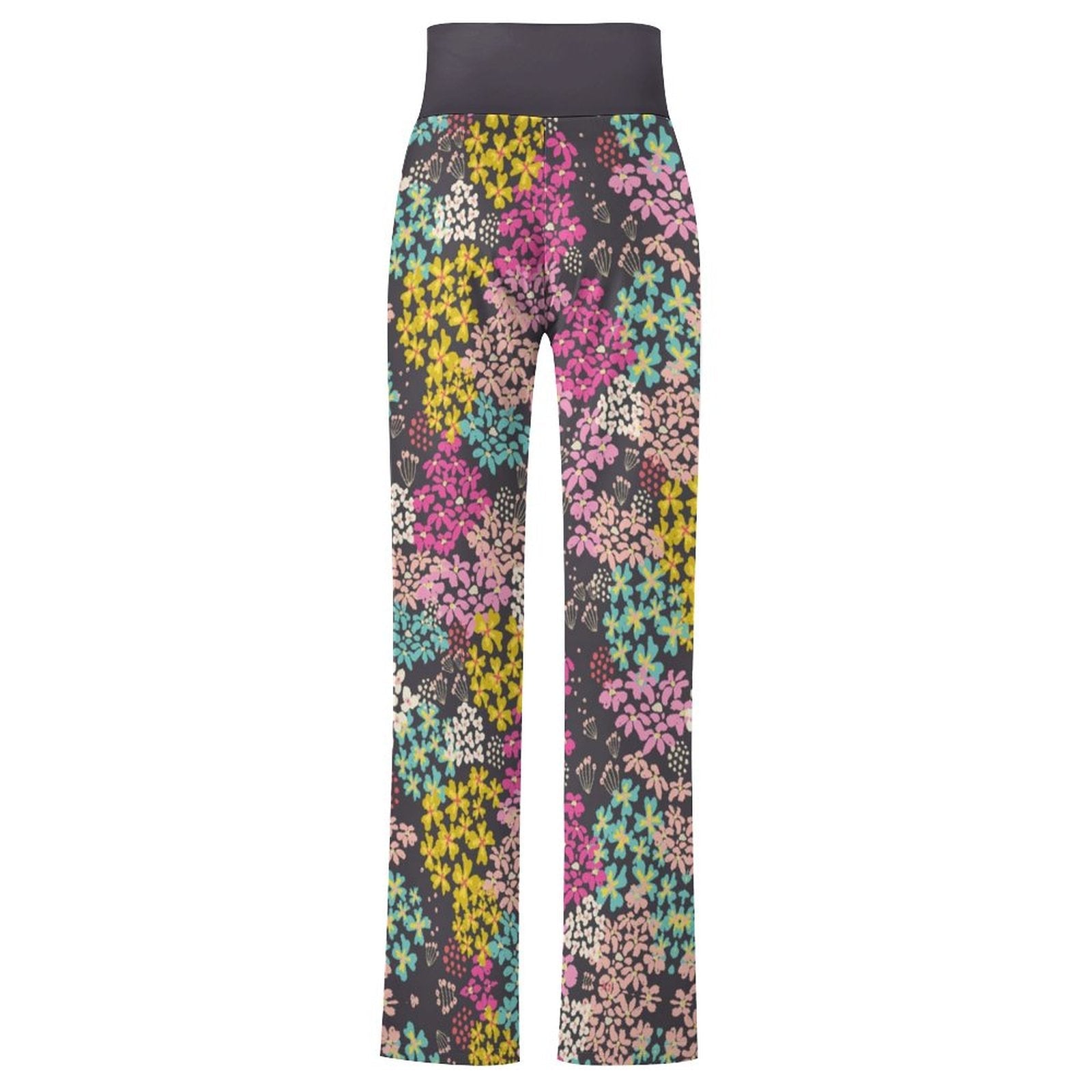 Personalized Drawstring Yoga PantsxP with Straight Baggy (All-Over Printing)
