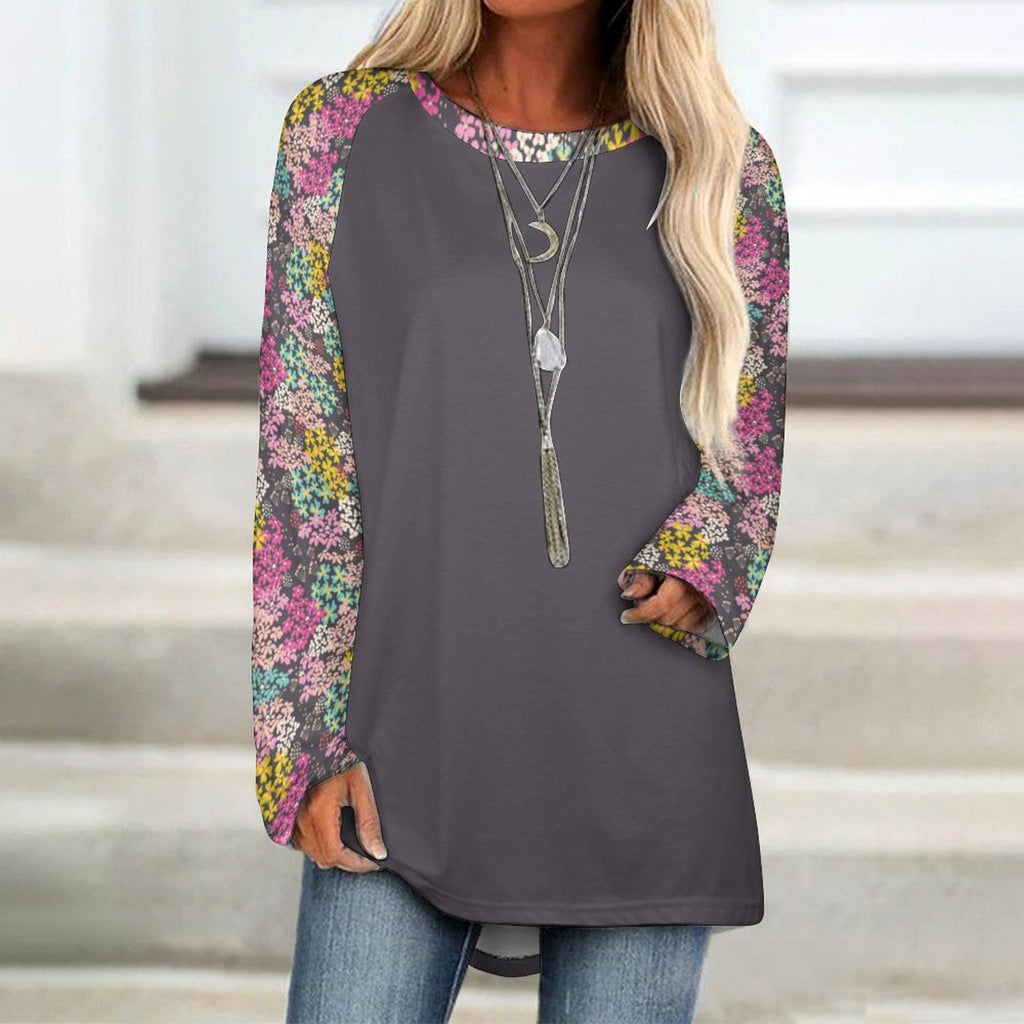 Summer Vibes  Women's Long Sleeve U-Neck T-Shirt