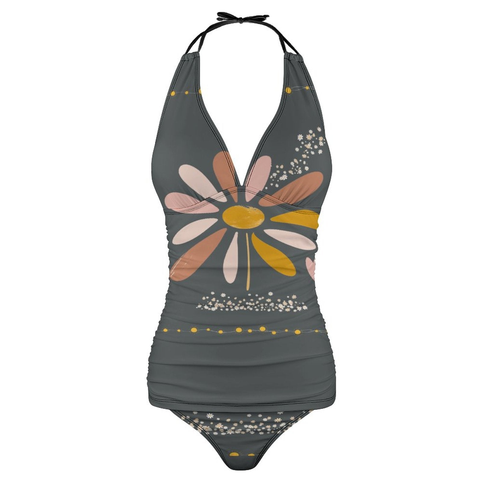 Featuring Katie Mac's 2-Piece Women's Halter Tankini