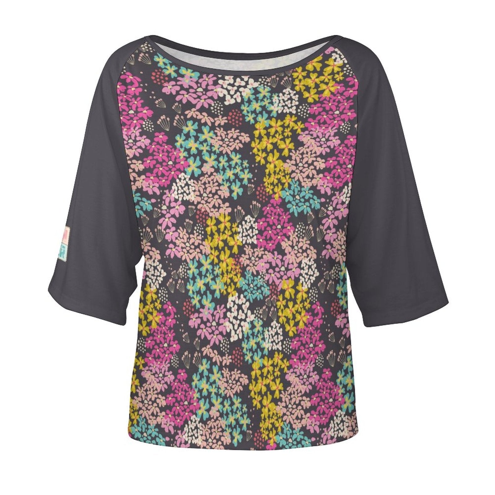 Summer Vibes Collection Women’s Off the Shoulder Half-Sleeve T-shirt