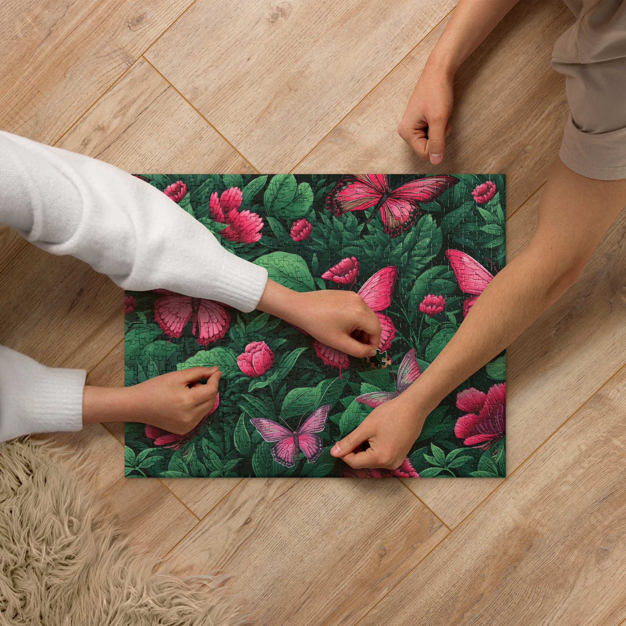 Butterfly Lover's Springtime Fun Jigsaw Puzzle