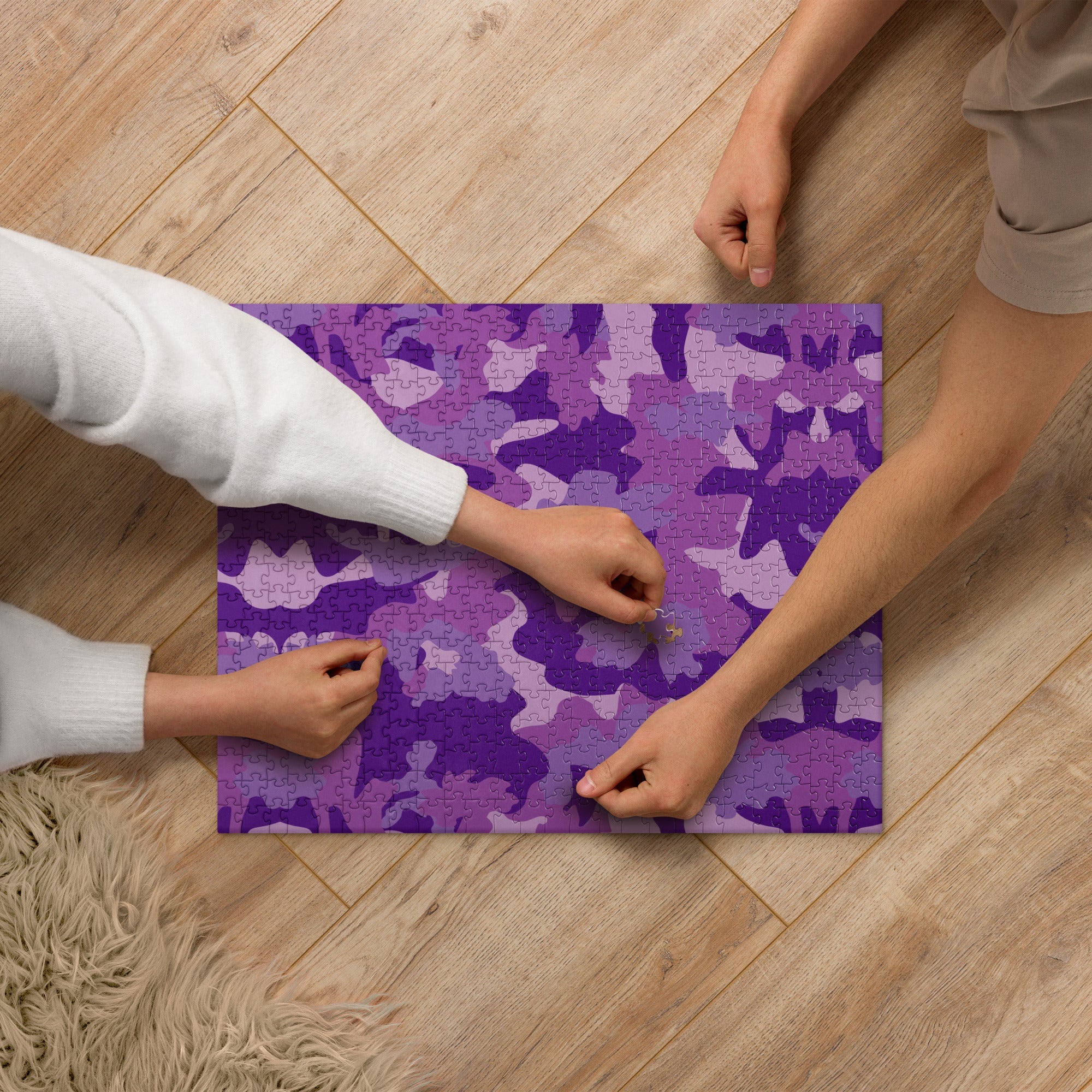 Army Enthusiast Camouflage Themed Jigsaw Puzzle