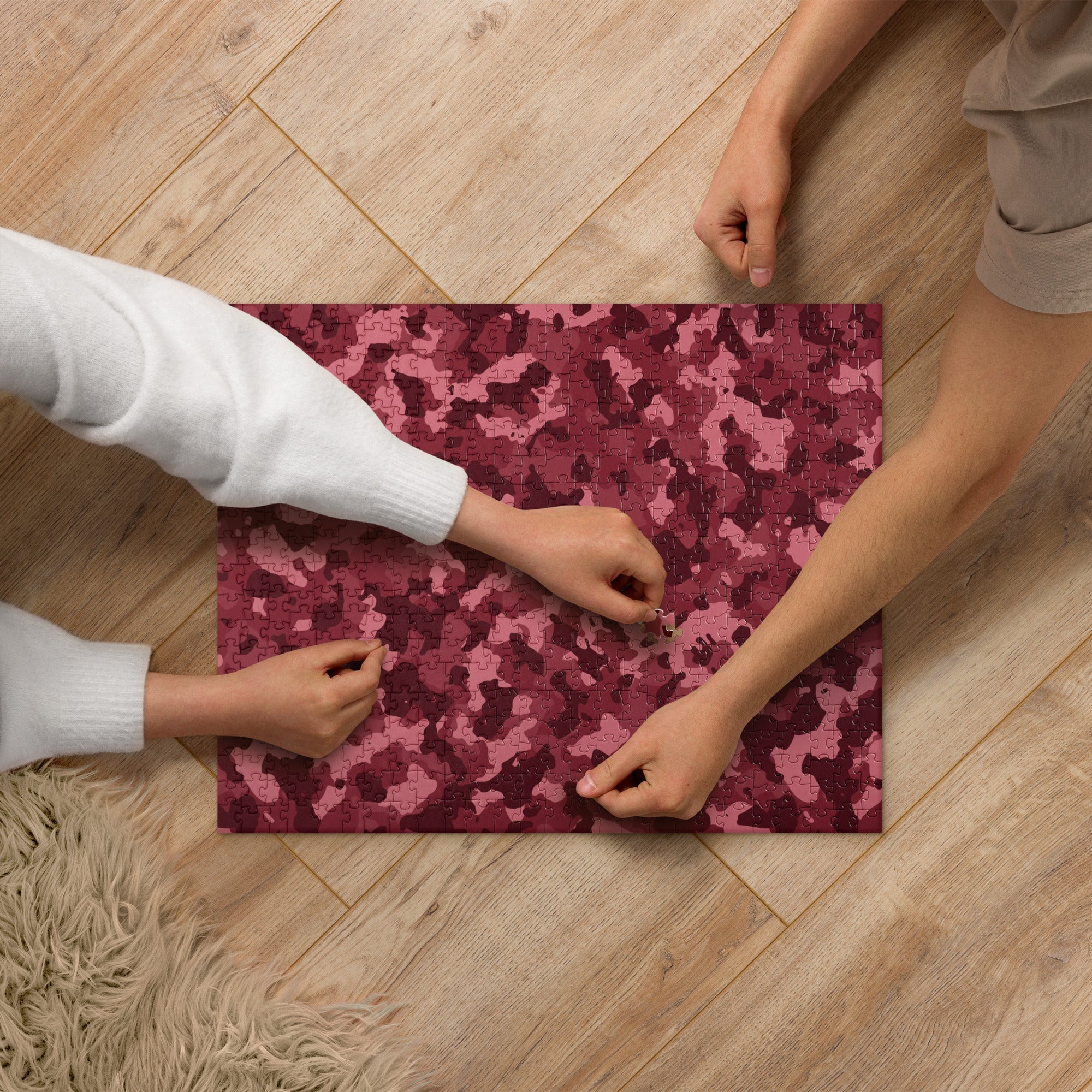 Army Enthusiast Camouflage Themed Jigsaw Puzzle