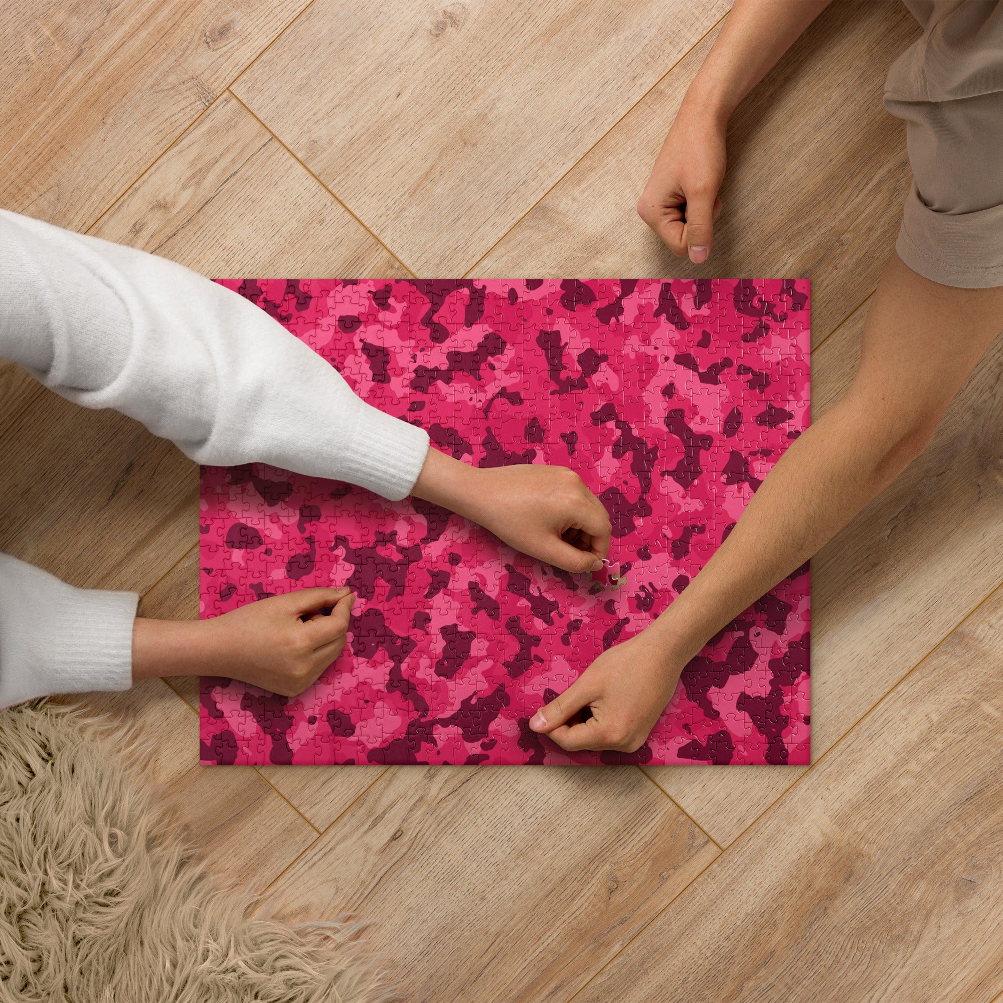 Army Enthusiast Camouflage Themed Jigsaw Puzzle
