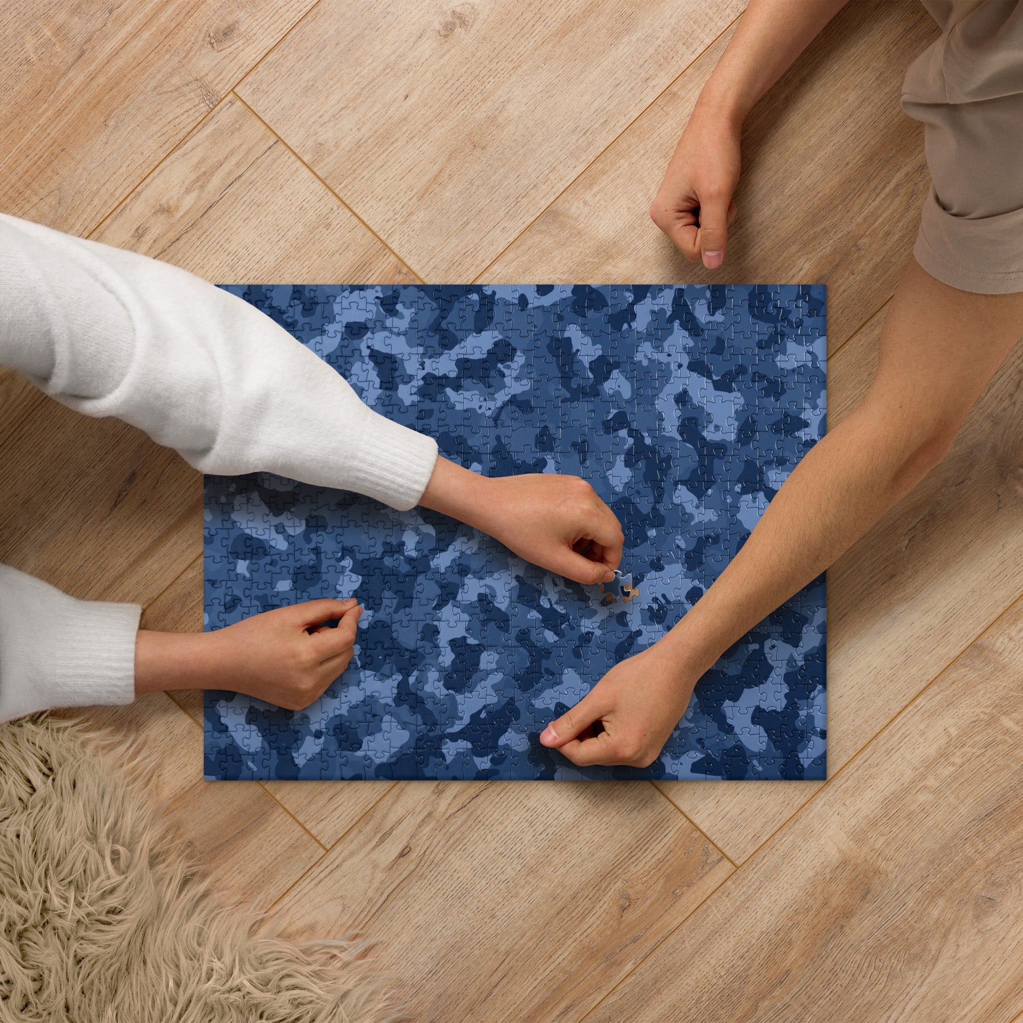 Army Enthusiast Camouflage Themed Jigsaw Puzzle