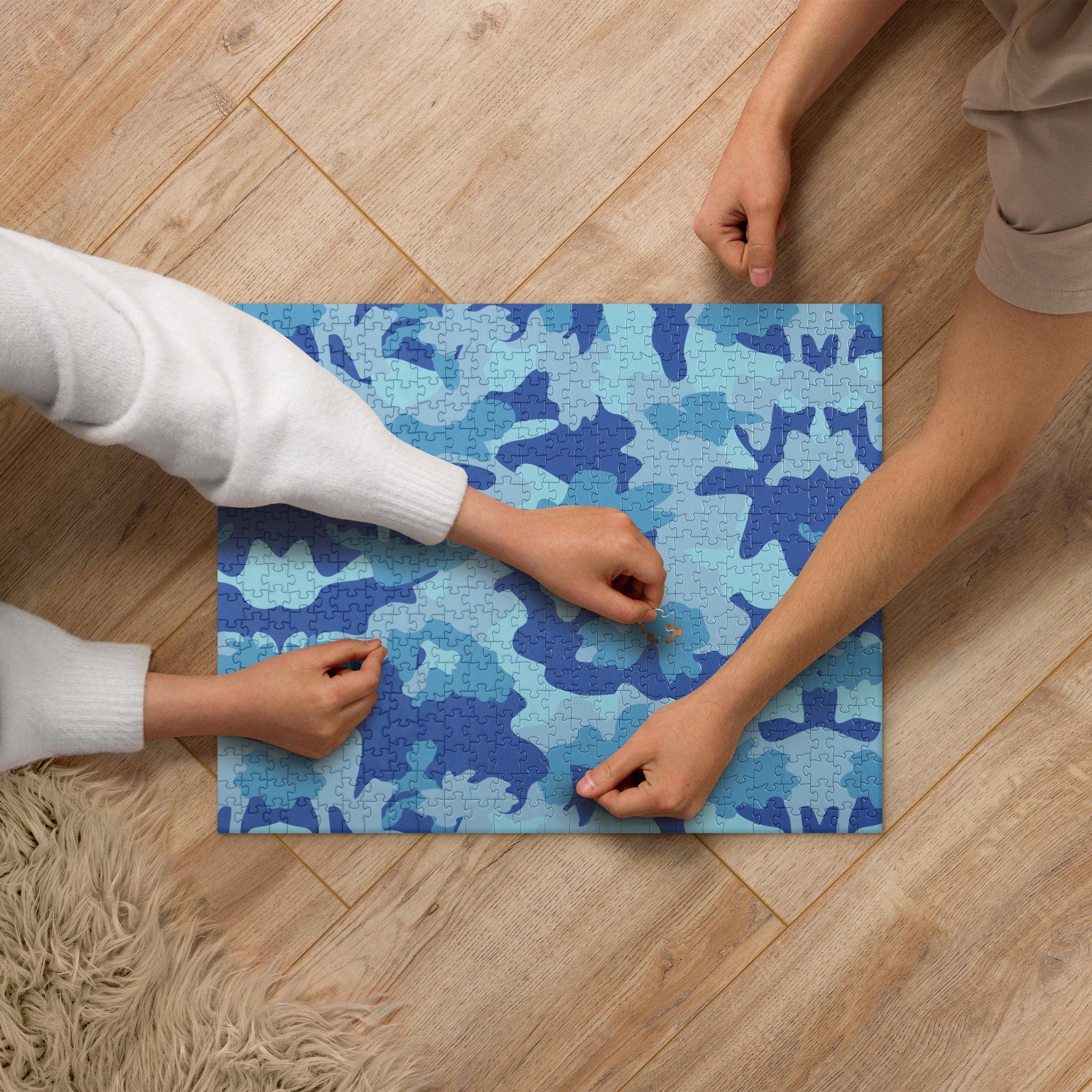 Army Enthusiast Camouflage Themed Jigsaw Puzzle