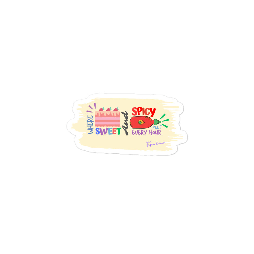 Bipolar Bonnie 'Sweet & Spicy' Sticker