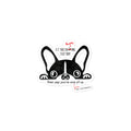 The Overthinkers Club '20-Hour Prep' Members Only French Bulldog Sticker