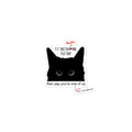 The Overthinkers The '20-Hour Prep' Members Only Cat Sticker