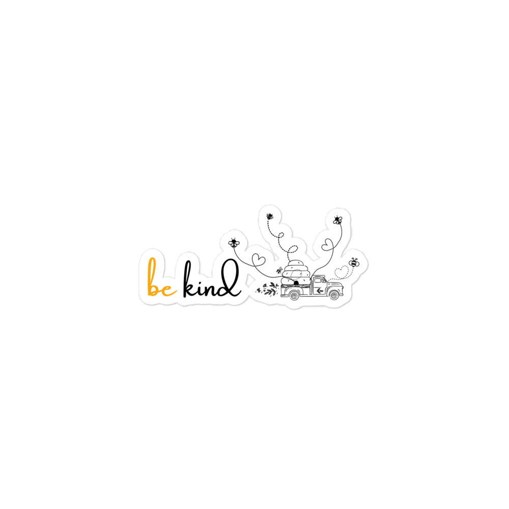 Bee Happy 'Be Kind' Inspirational Sticker