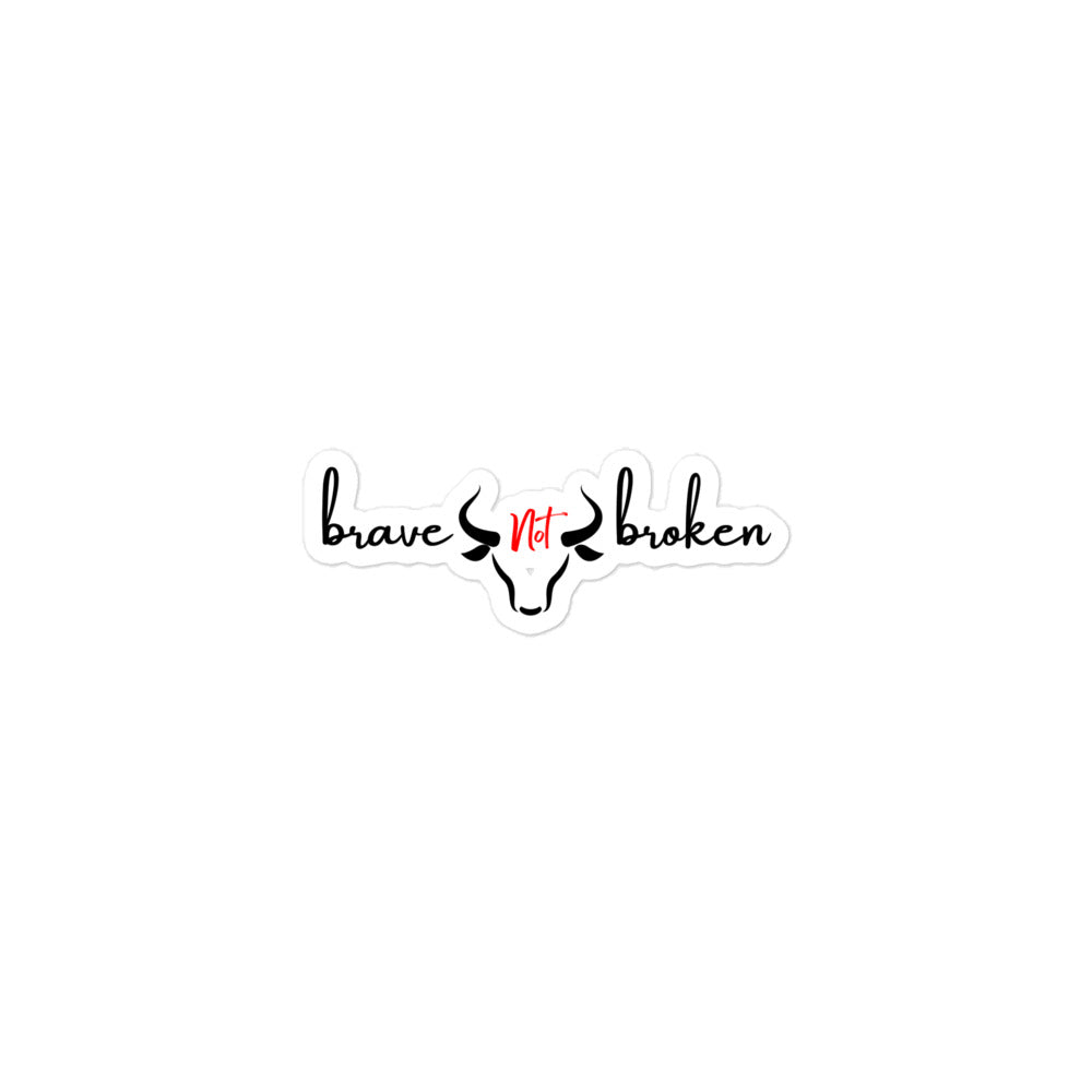 Grit with Grace 'Bravery Embodied' Motivational Sticker
