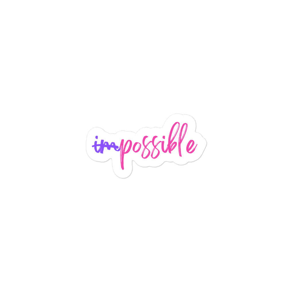 Grit with Grace 'Anything is Possible' Encouraging Sticker