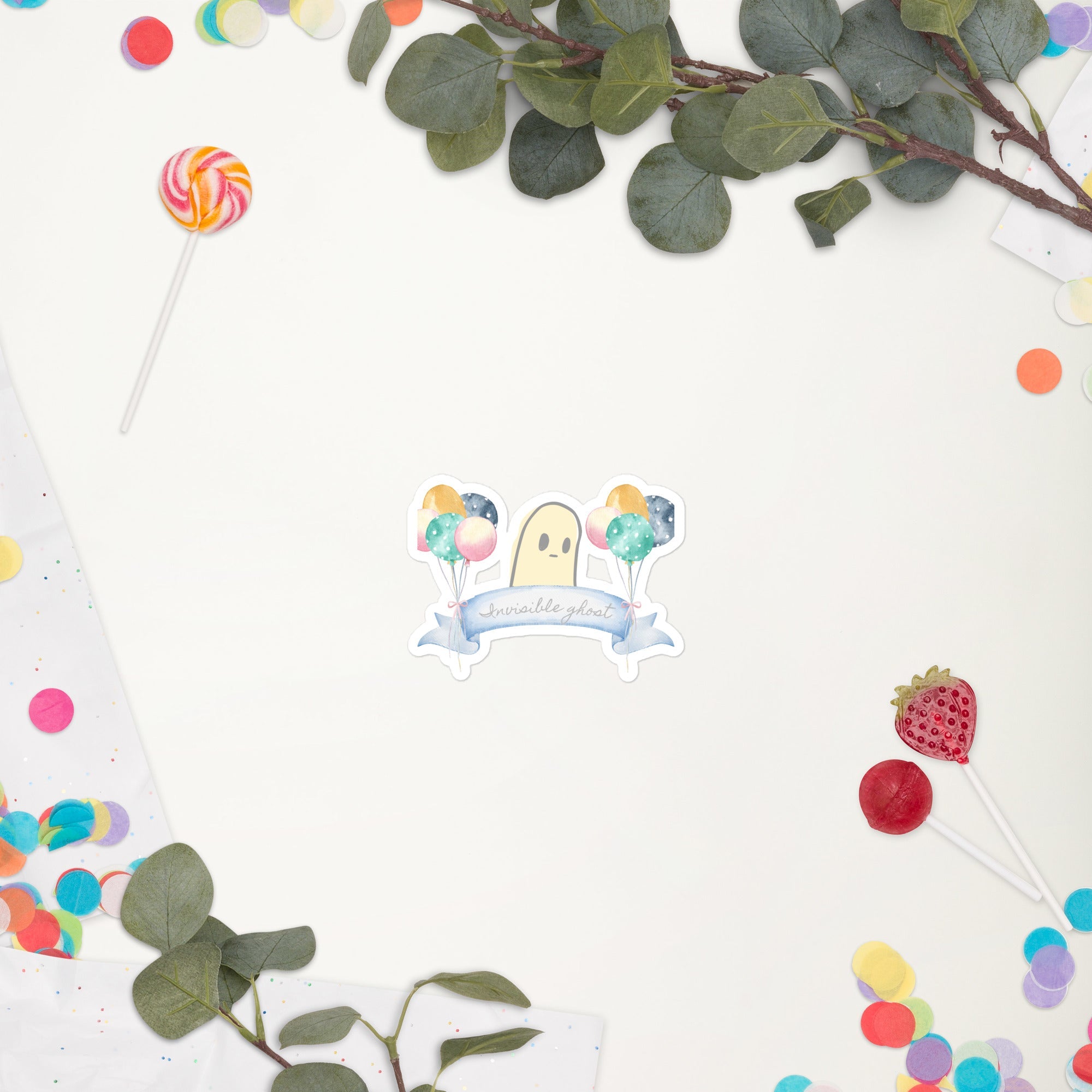 Invisible Ghost Invisible Wounds' Healing Sticker