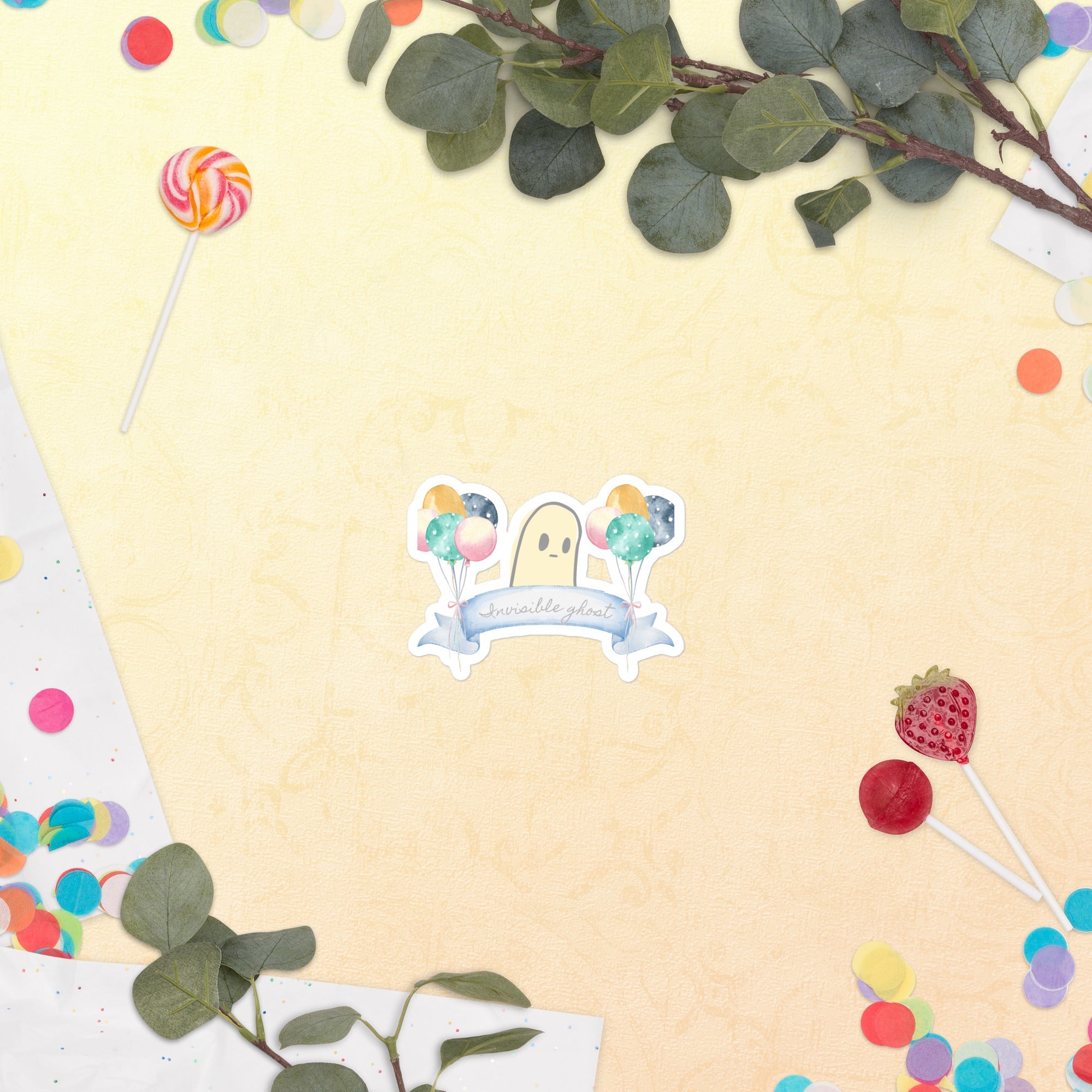 Invisible Ghost Invisible Wounds' Healing Sticker