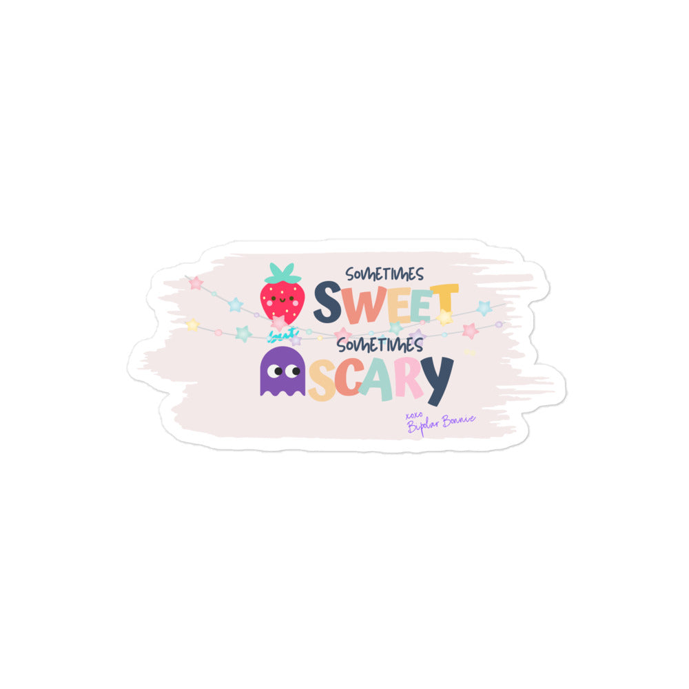 Bipolar Bonnie 'Sweet But Sometimes Scary' Sticker