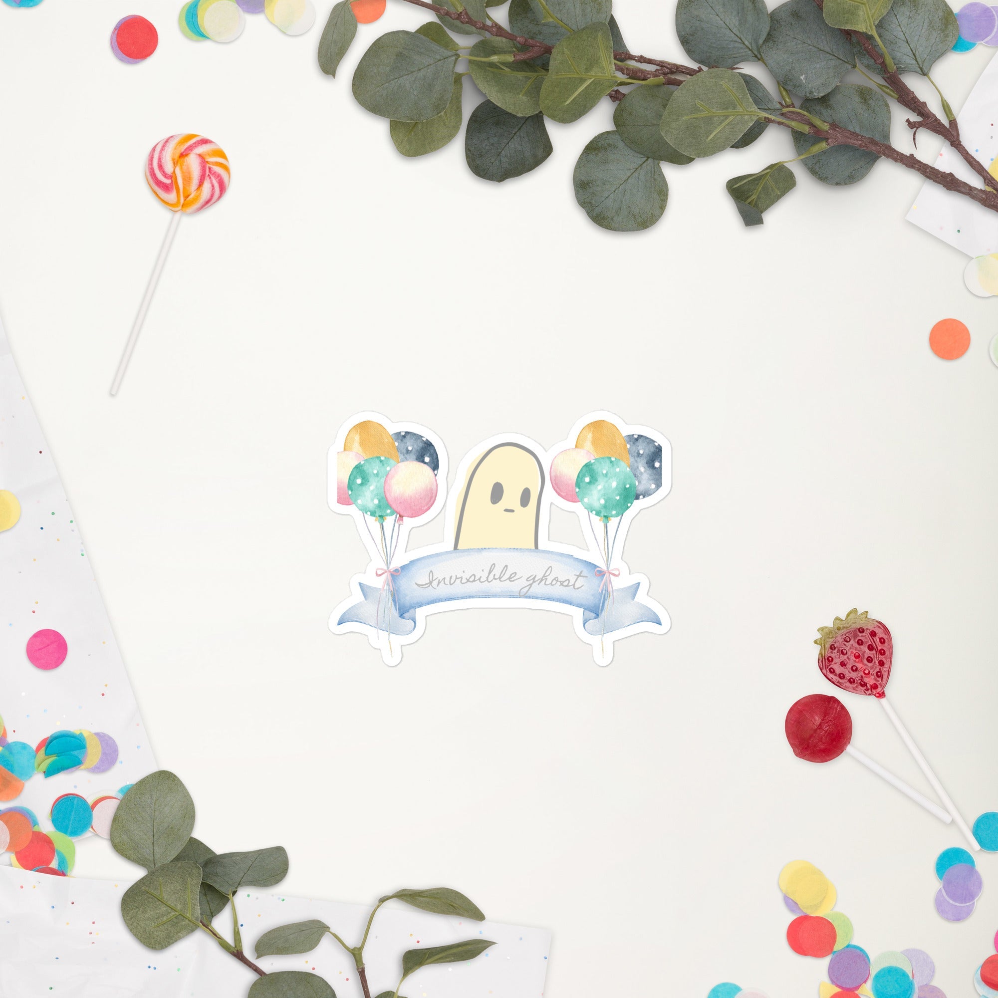 Invisible Ghost Invisible Wounds' Healing Sticker
