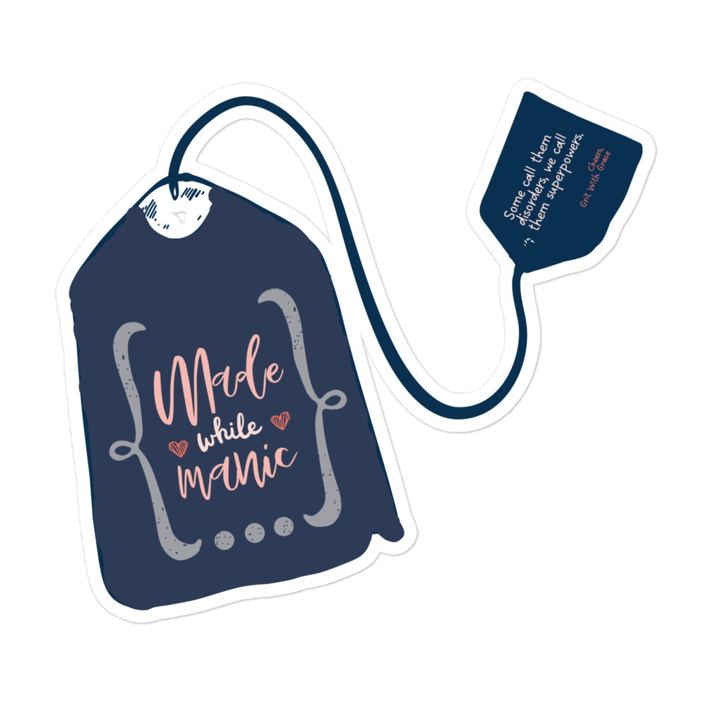 Grit with Grace 'Manic Creativity' Expressive Sticker
