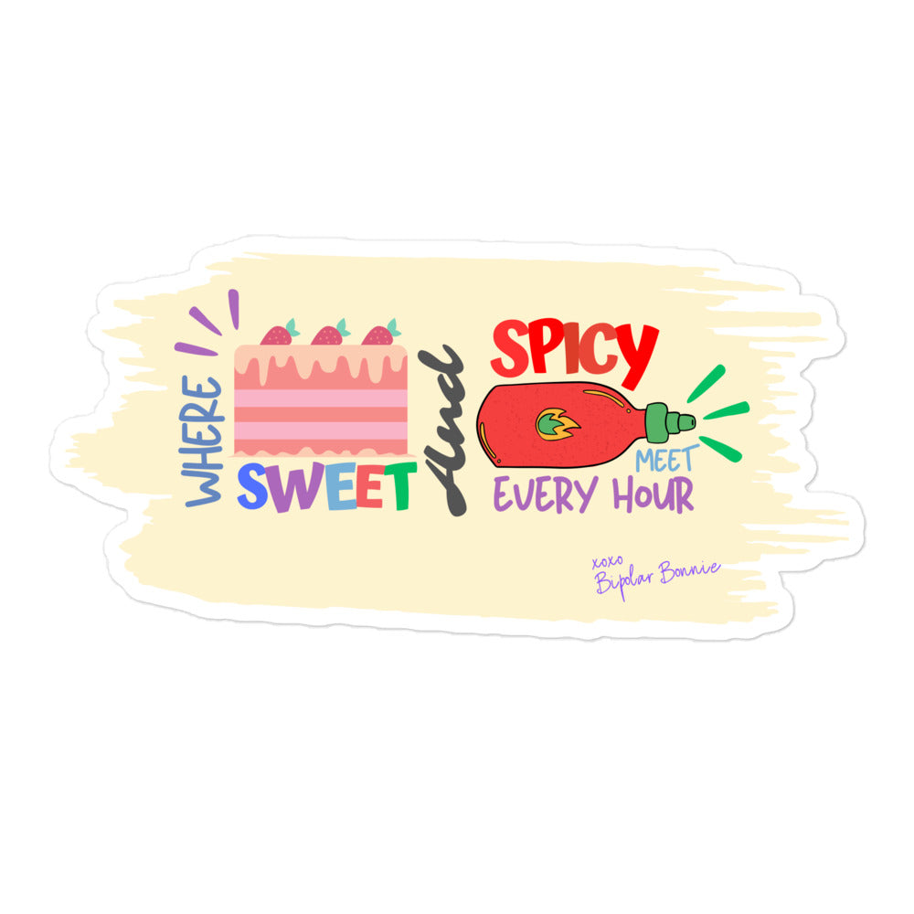 Bipolar Bonnie 'Sweet & Spicy' Sticker