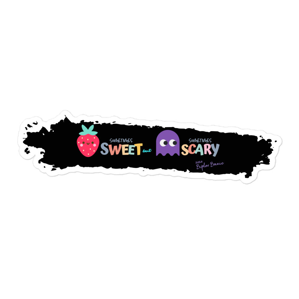Bipolar Bonnie 'Sweet But Sometimes Scary' Sticker