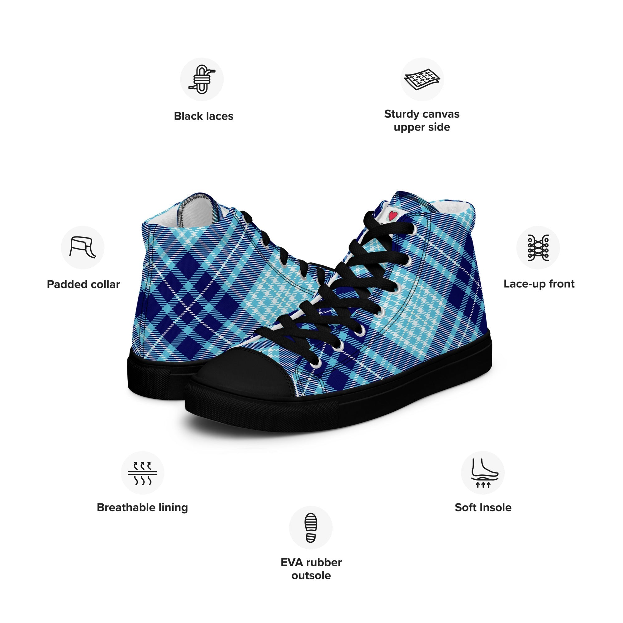 Cool Dad's Commuter Stye Men's High Top Sneakers