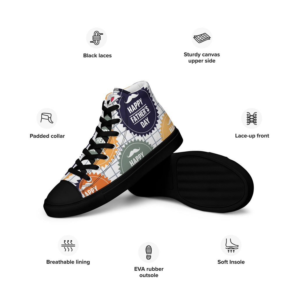 Cool Dad's Commuter Stye Men's High Top Sneakers