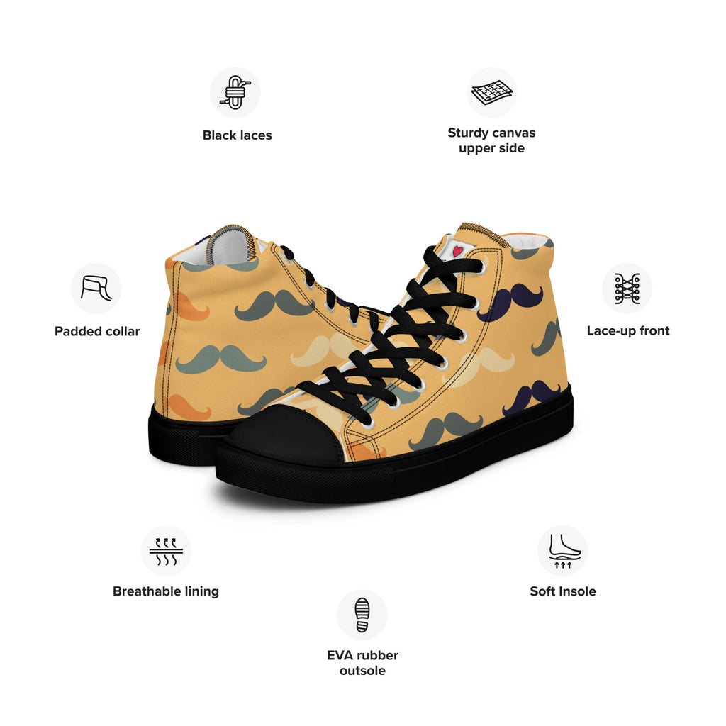 Cool Dad's Commuter Stye Men's High Top Sneakers