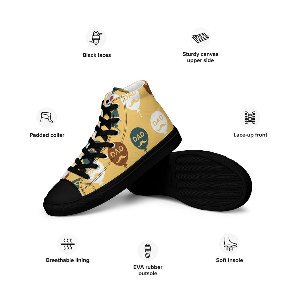 Cool Dad's Commuter Stye Men's High Top Sneakers
