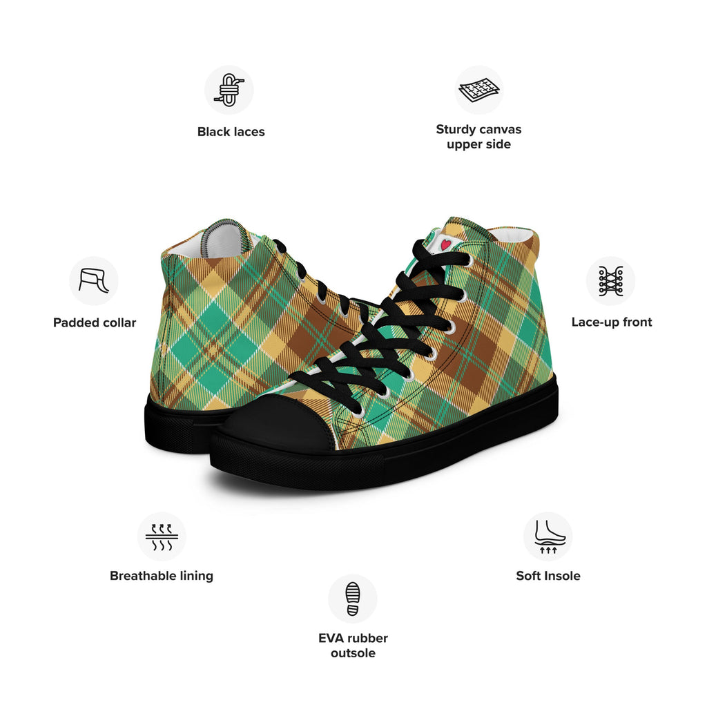 Cool Dad's Commuter Stye Men's High Top Sneakers