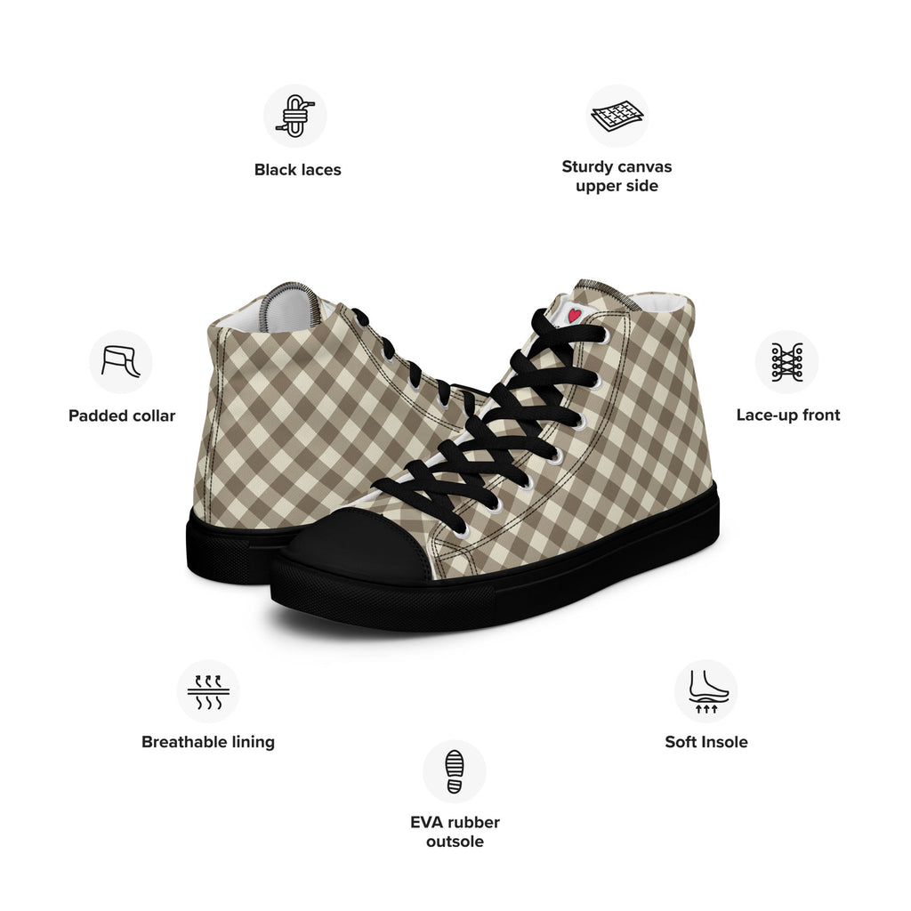 Cool Dad's Commuter Stye Men's High Top Sneakers