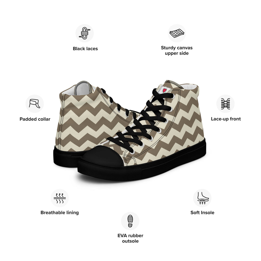Cool Dad's Commuter Stye Men's High Top Sneakers
