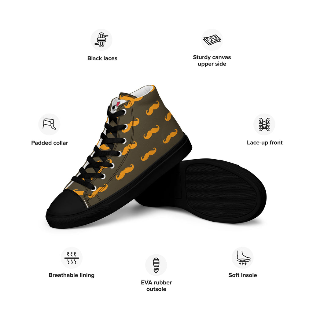 Cool Dad's Commuter Stye Men's High Top Sneakers