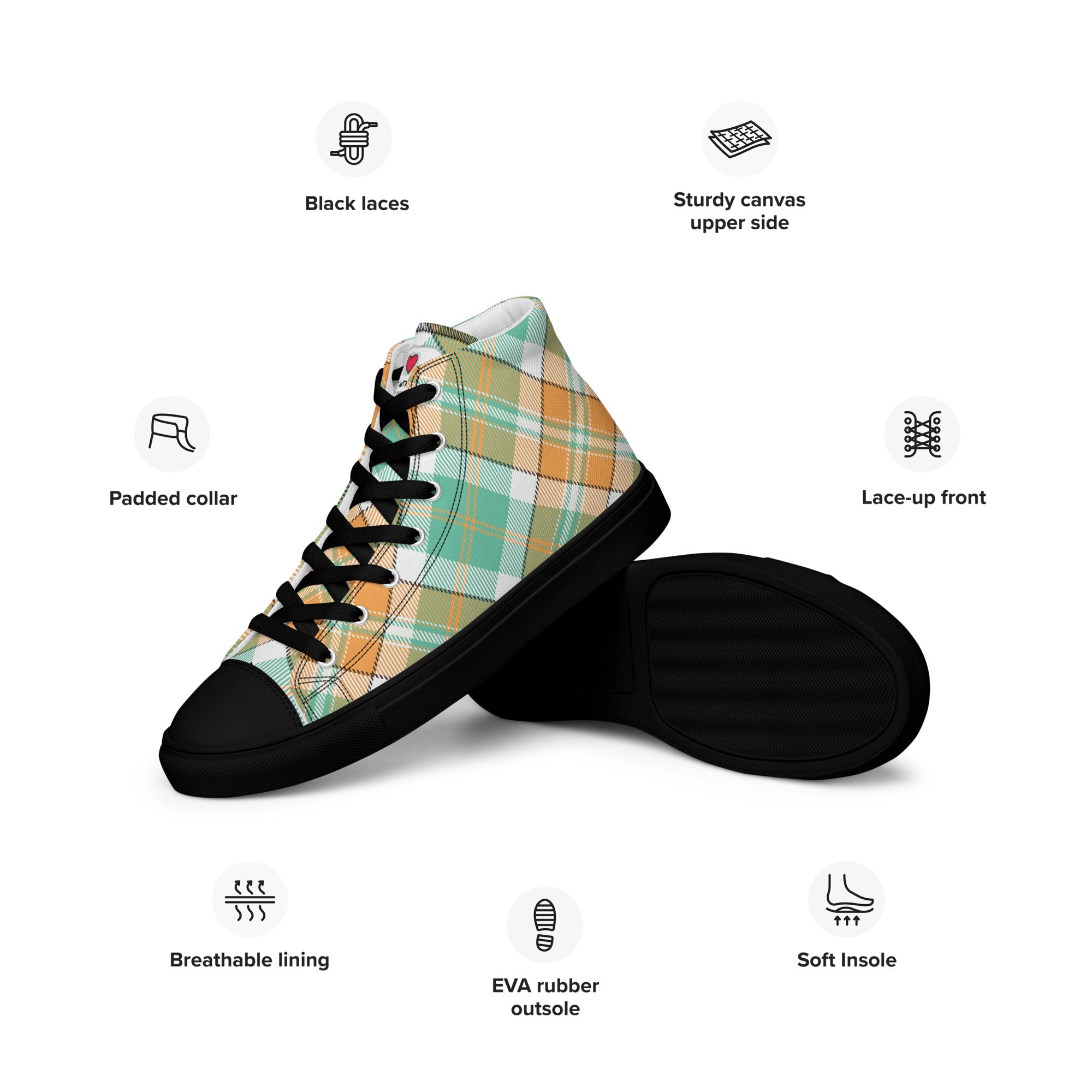 Cool Dad's Commuter Stye Men's High Top Sneakers
