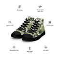 Army Enthusiast Men's High-Top Camouflage Sneakers