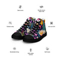 Floral Lover's Men's Botanical Style High Top Sneakers