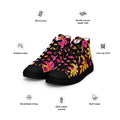 Floral Lover's Men's Botanical Style High Top Sneakers