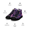 Floral Lover's Men's Botanical Style High Top Sneakers