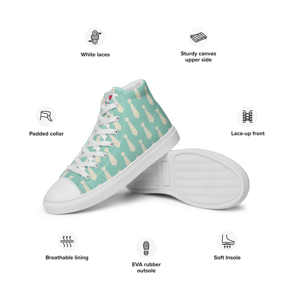 Cool Dad's Commuter Stye Men's High Top Sneakers