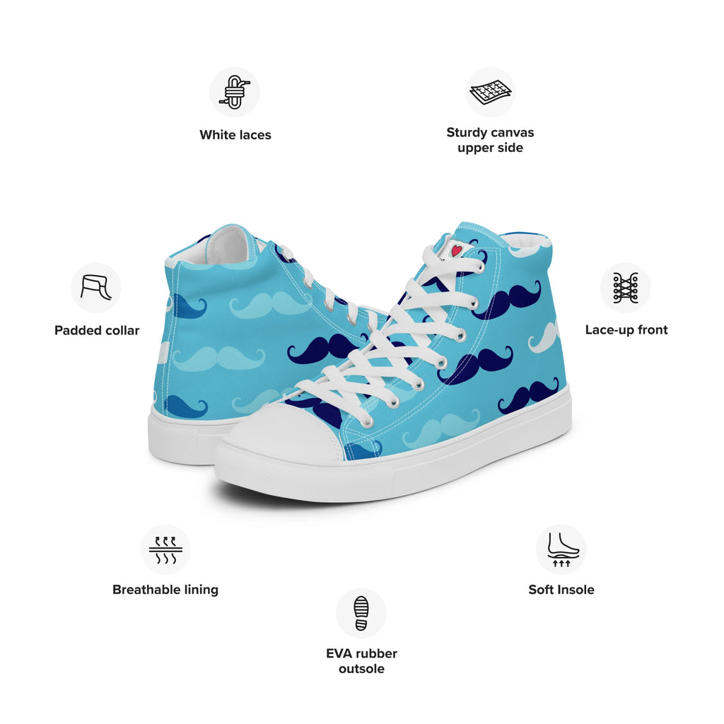 Cool Dad's Commuter Stye Men's High Top Sneakers