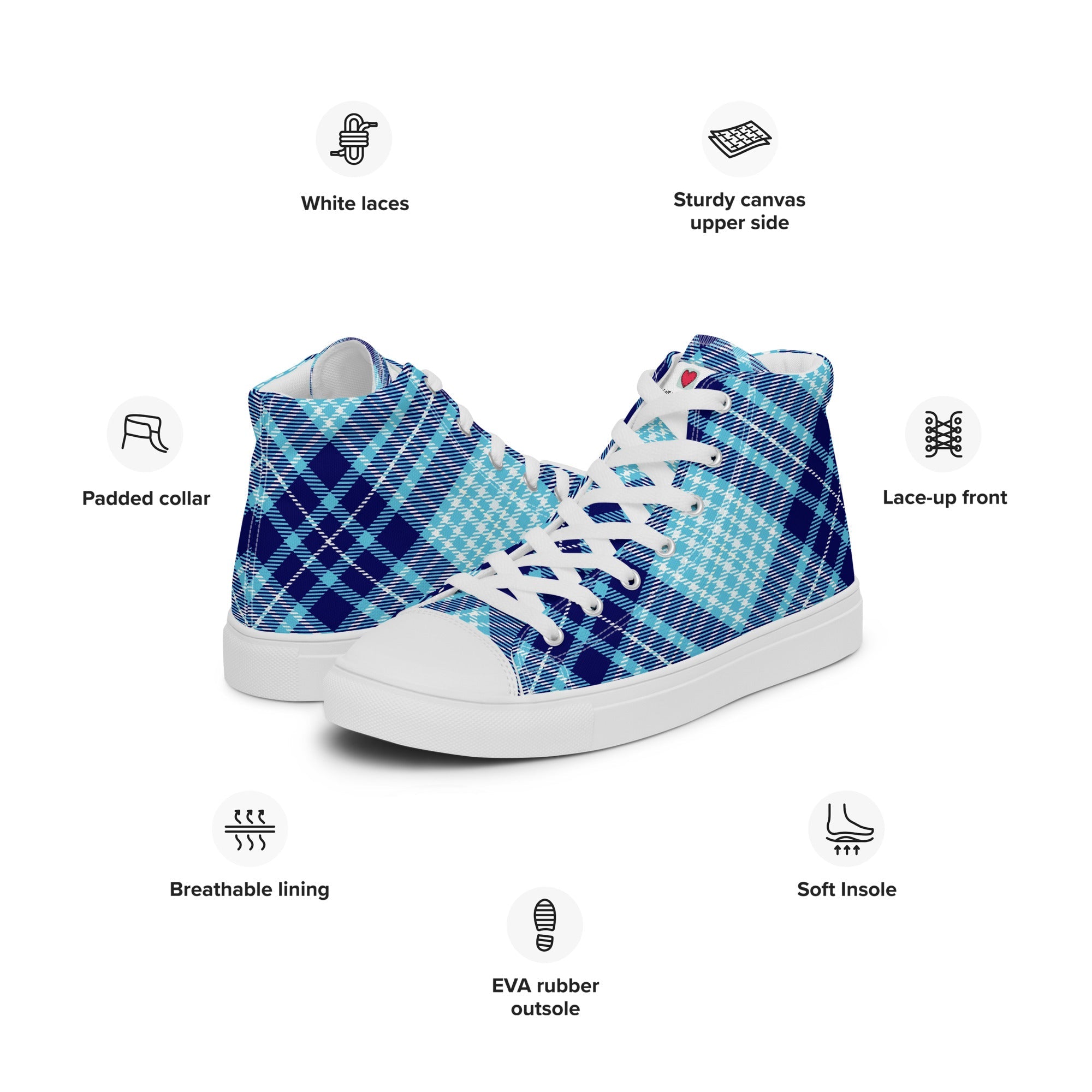 Cool Dad's Commuter Stye Men's High Top Sneakers
