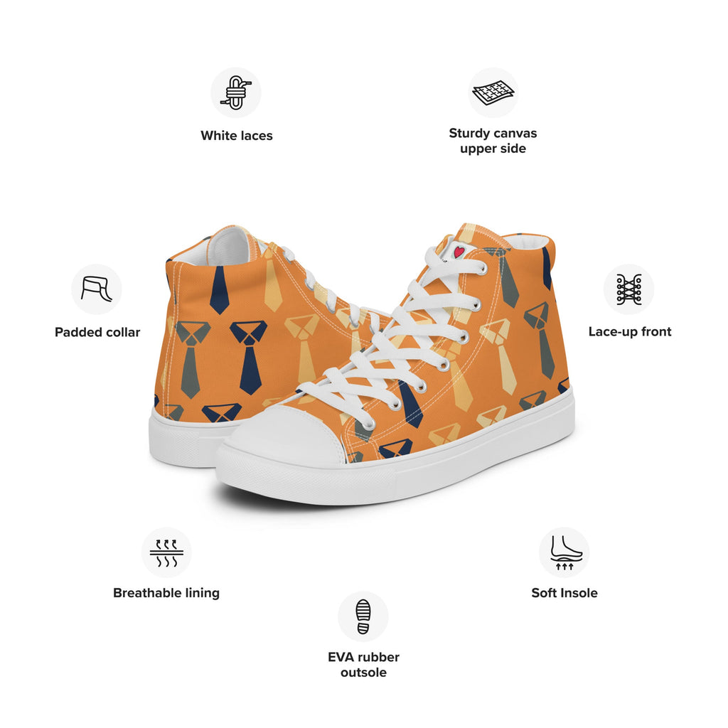 Cool Dad's Commuter Stye Men's High Top Sneakers