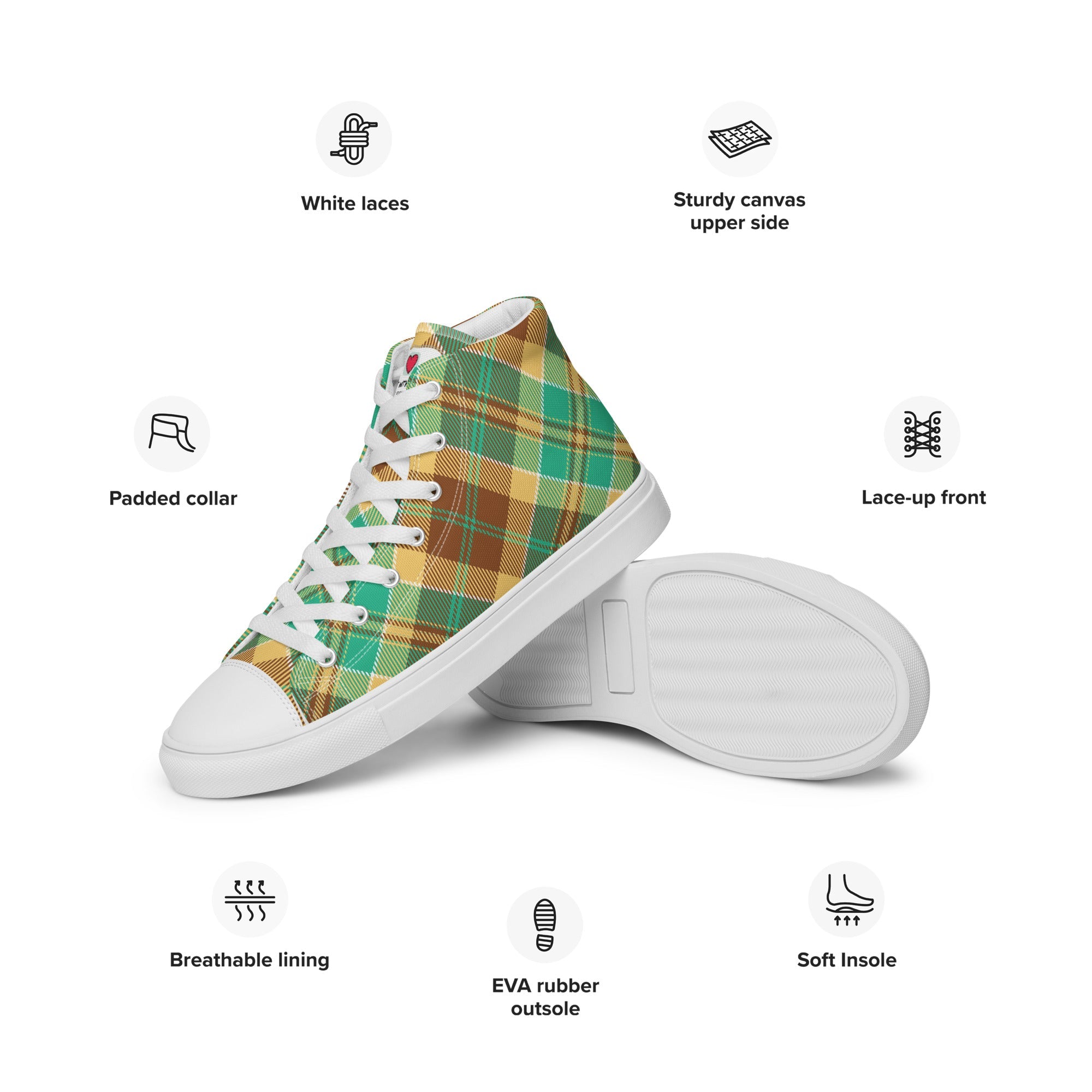 Cool Dad's Commuter Stye Men's High Top Sneakers