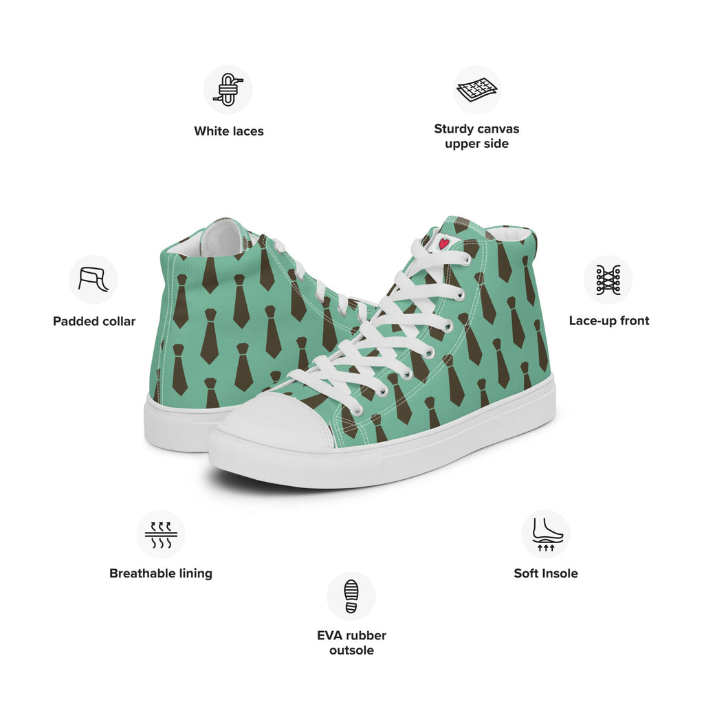 Cool Dad's Commuter Stye Men's High Top Sneakers
