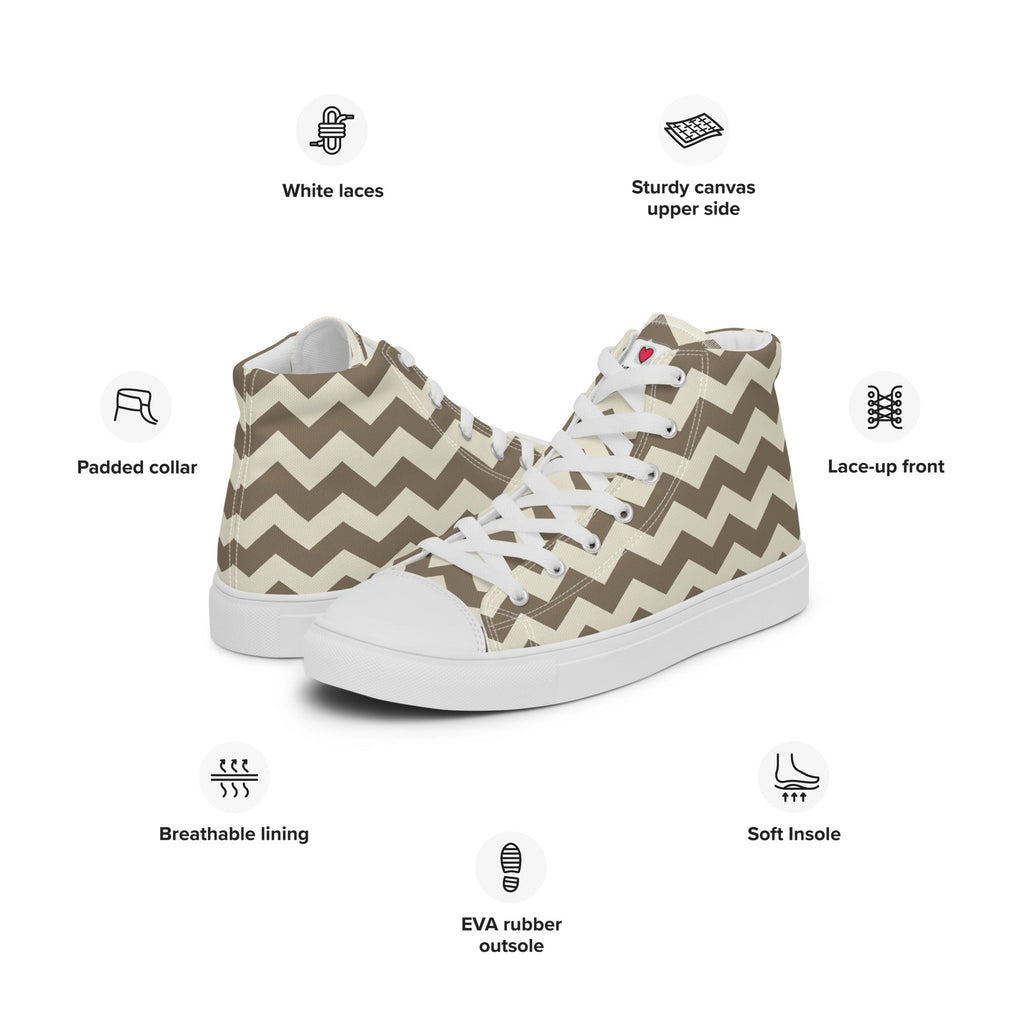Cool Dad's Commuter Stye Men's High Top Sneakers